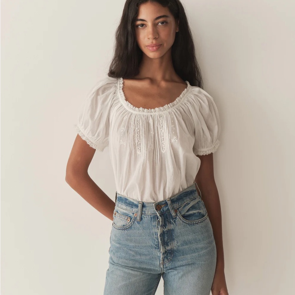 DÔEN - Frederica top in Salt